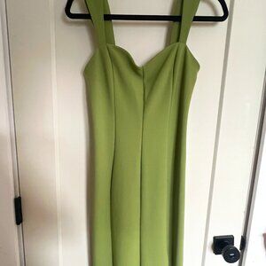 NWOT Abercrombie & Fitch Wide Strap Corset Midi Dress